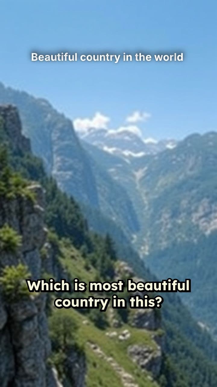 Beautiful country in the world 