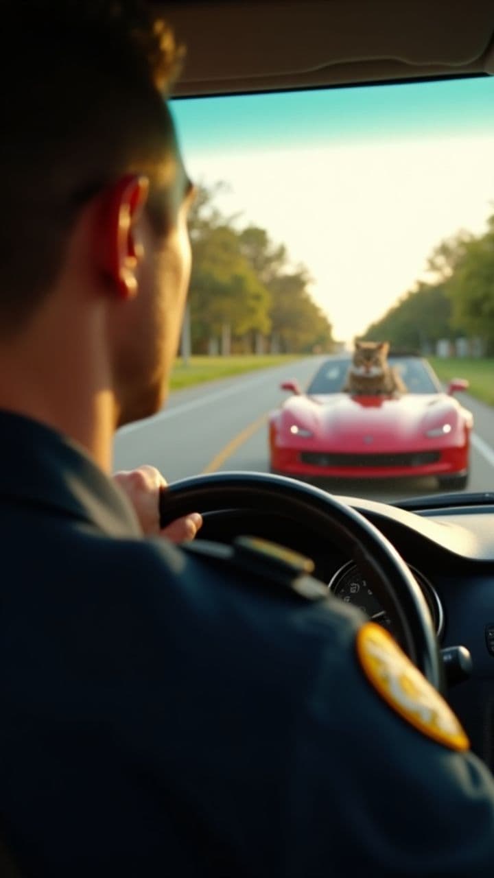 Speeding Cat Getaway