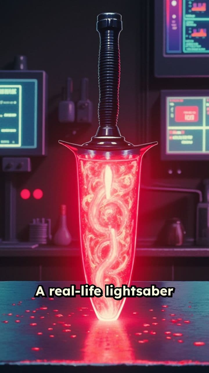Real-Life Lightsaber Invented
