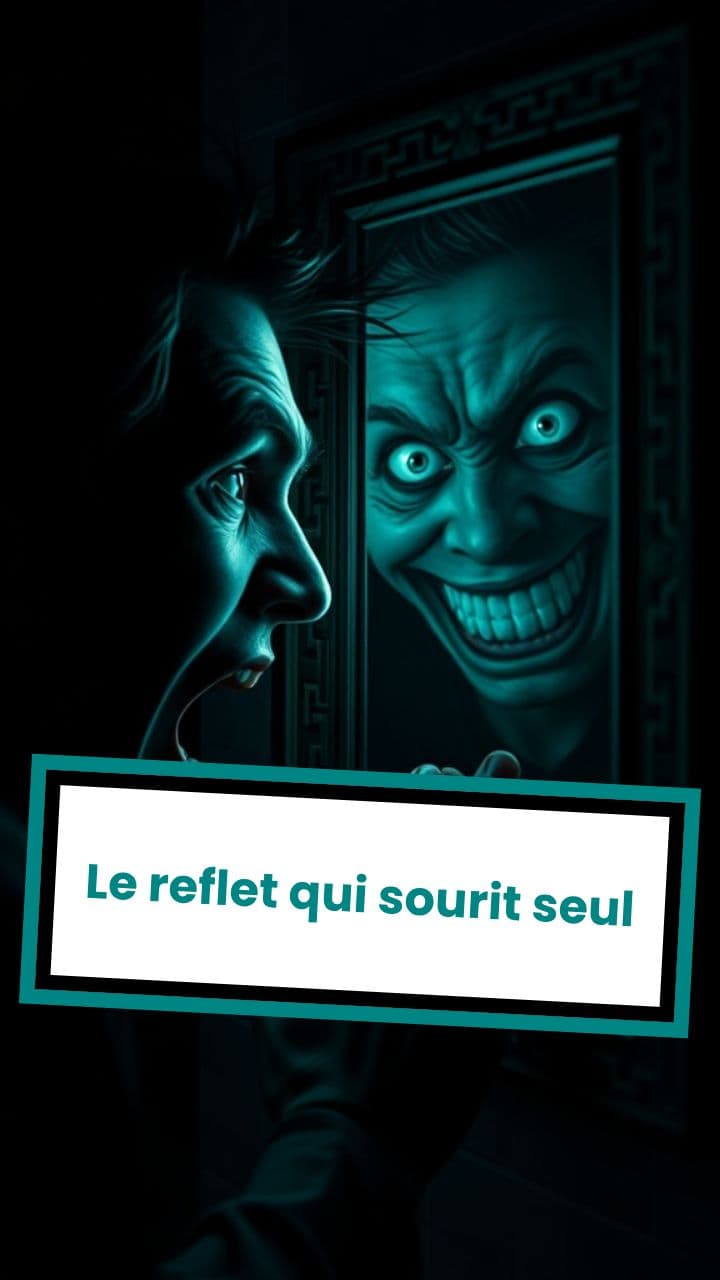 Le reflet qui sourit seul