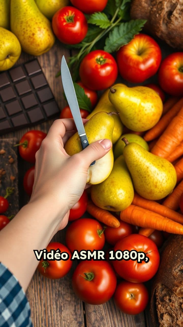ASMR Aliments : Découpes et Sons Relaxants