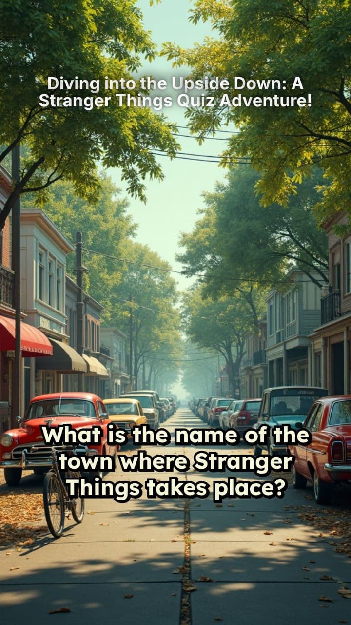 Diving into the Upside Down: A Stranger Things Quiz Adventure!