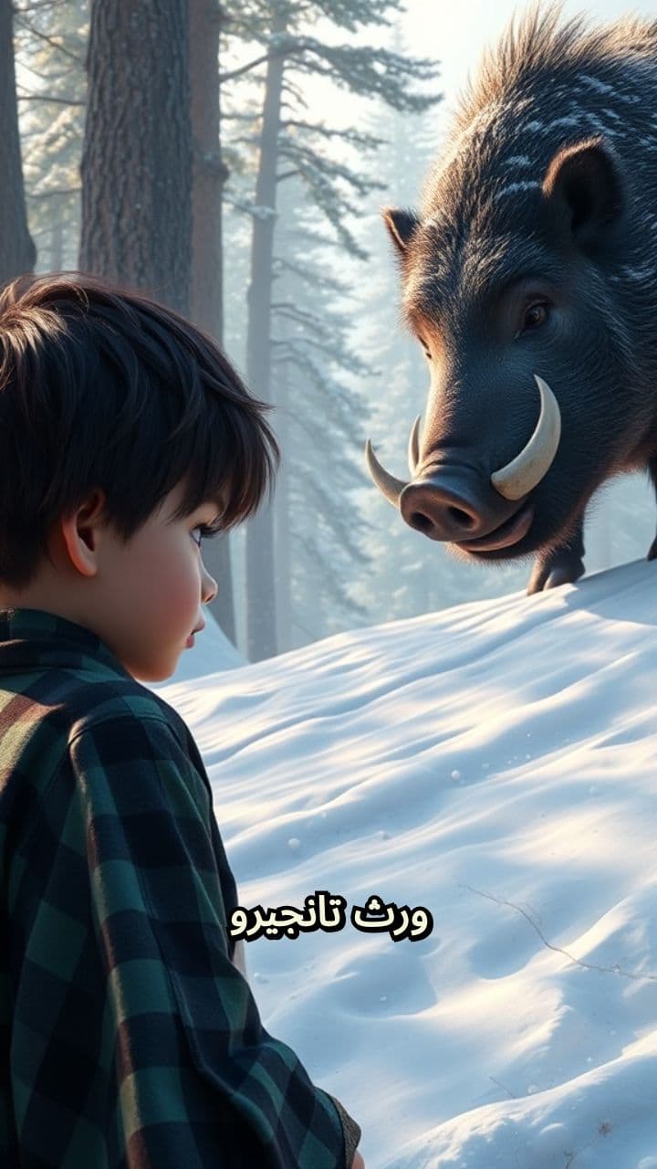 رأس تانجيرو القوي من والدته