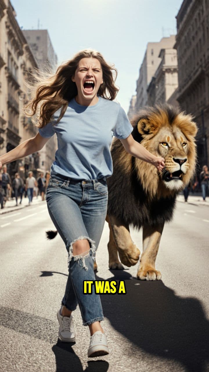 The Dancing Lion of the City