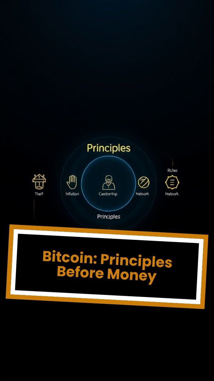 Bitcoin: Principles Before Money