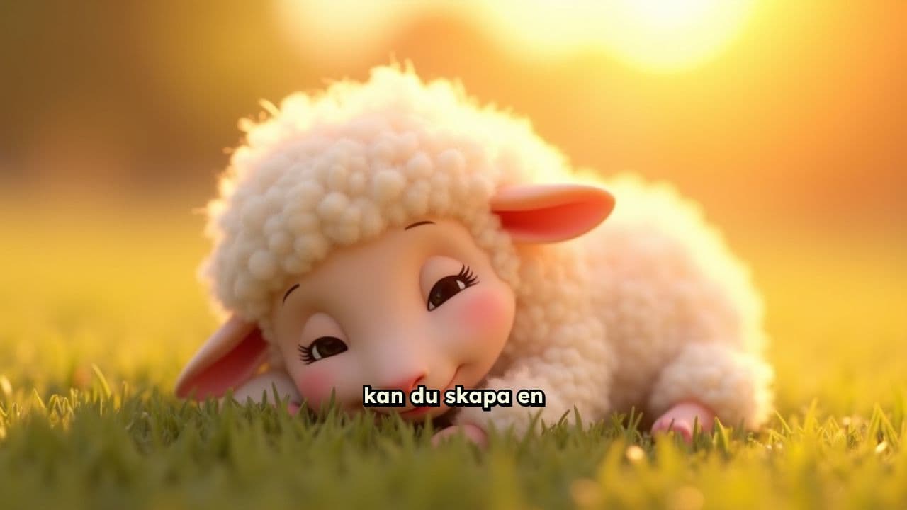 Snällt får som ska sova