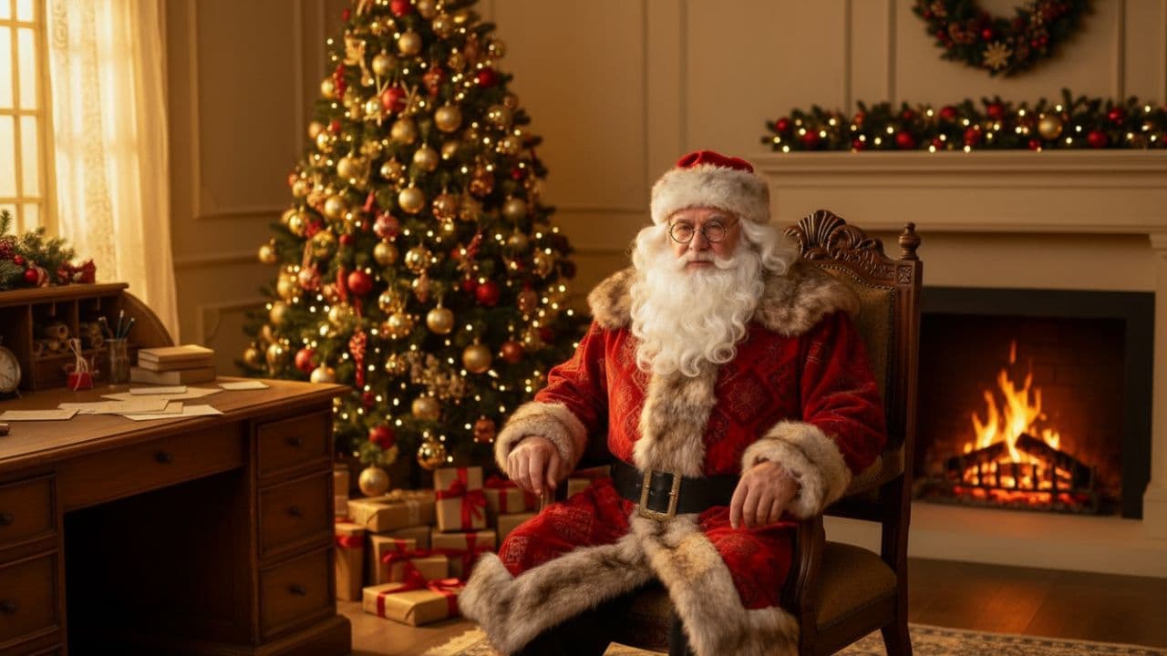 Новогоднее поздравление от Деда Мороза