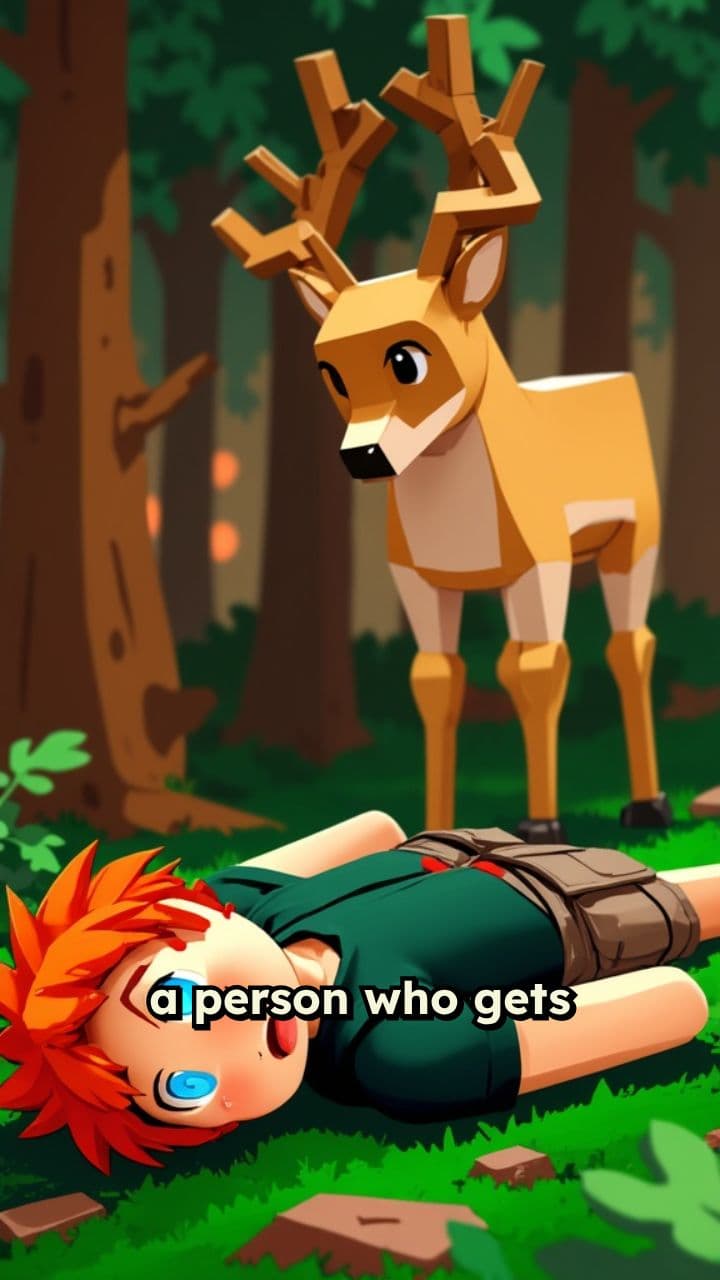 Deer Attack Fatality in Forest