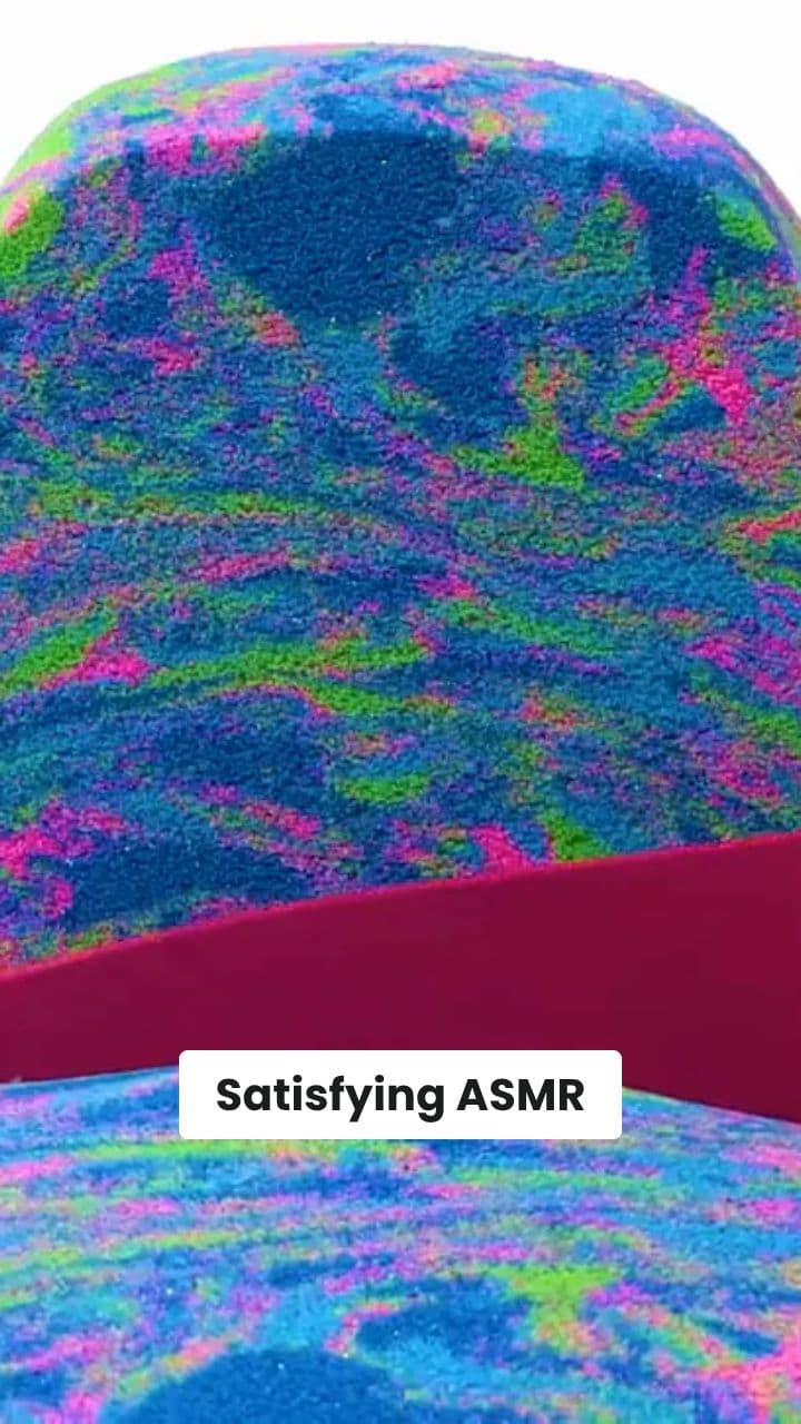 Kinetic Sand Slicing ASMR