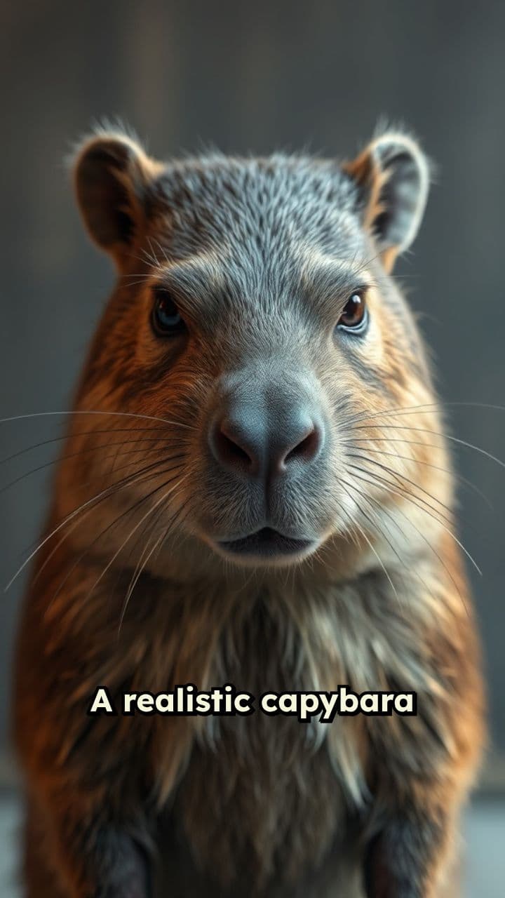 Capybara's Nighttime Relaxation