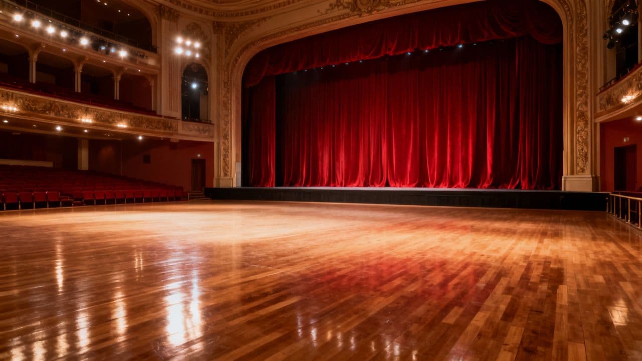 Solo Ballet Performance in Silence