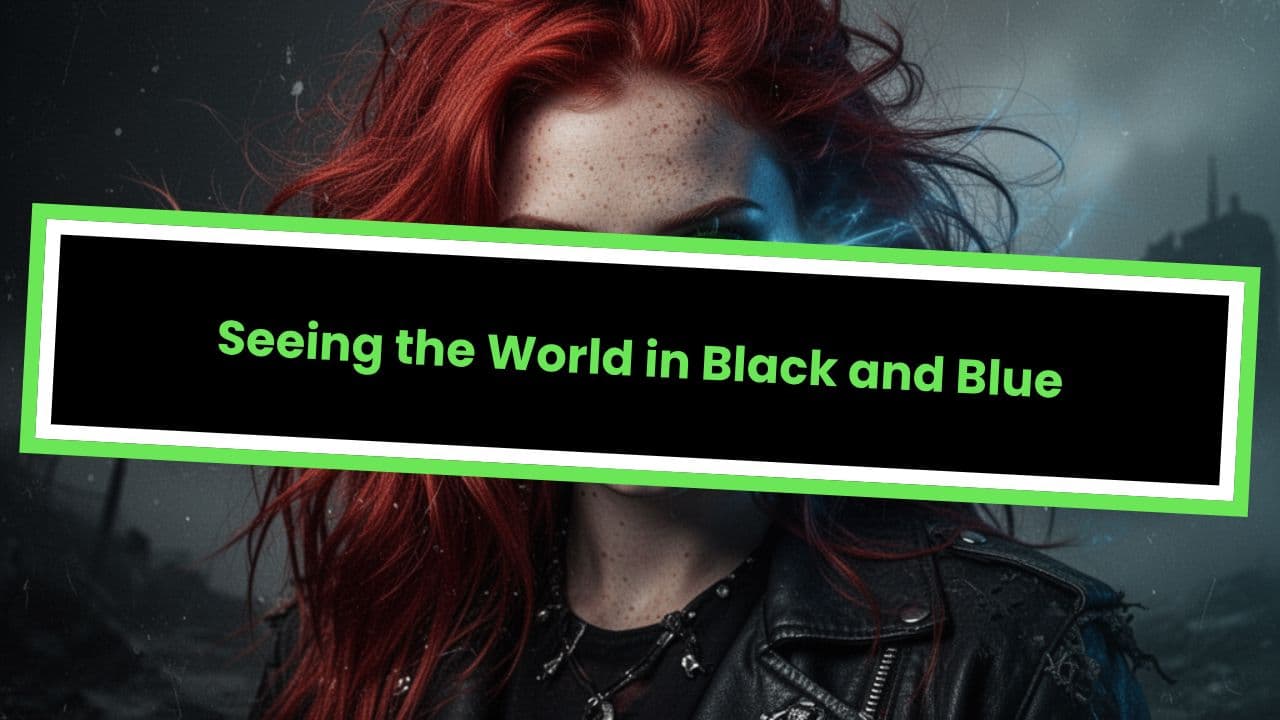 Seeing the World in Black and Blue