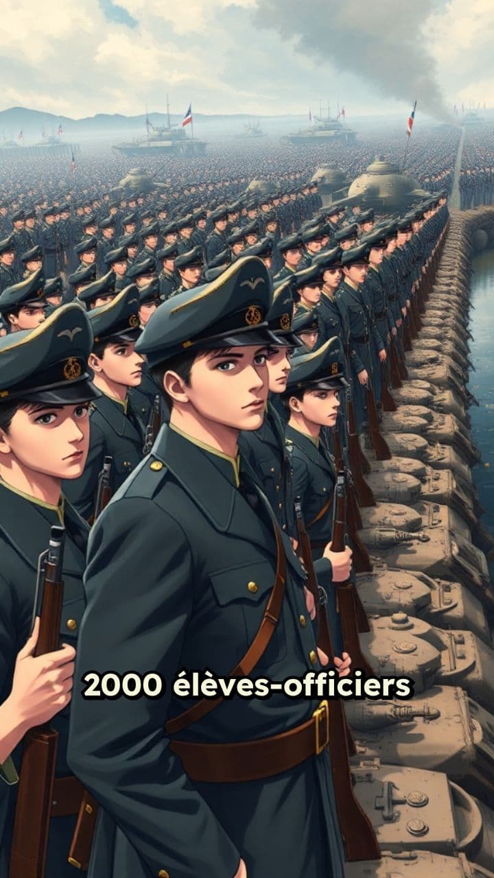 Saumur : Courage des jeunes officiers