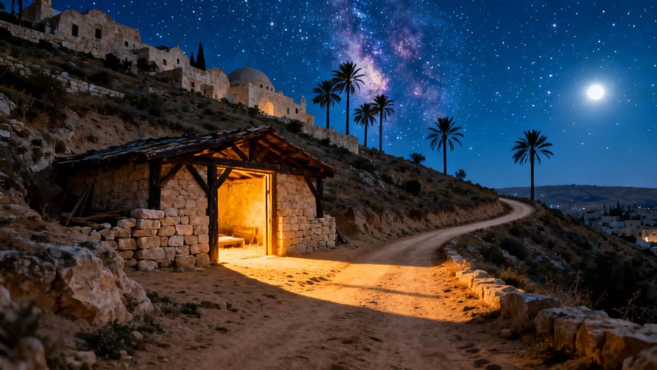 Whimsical Bethlehem Night