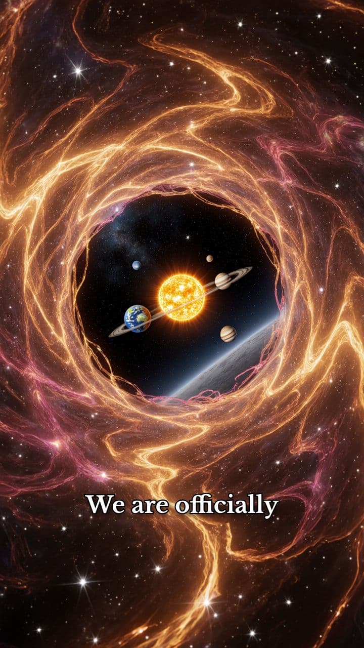 Our Solar System’s Cosmic Plasma Tunnel