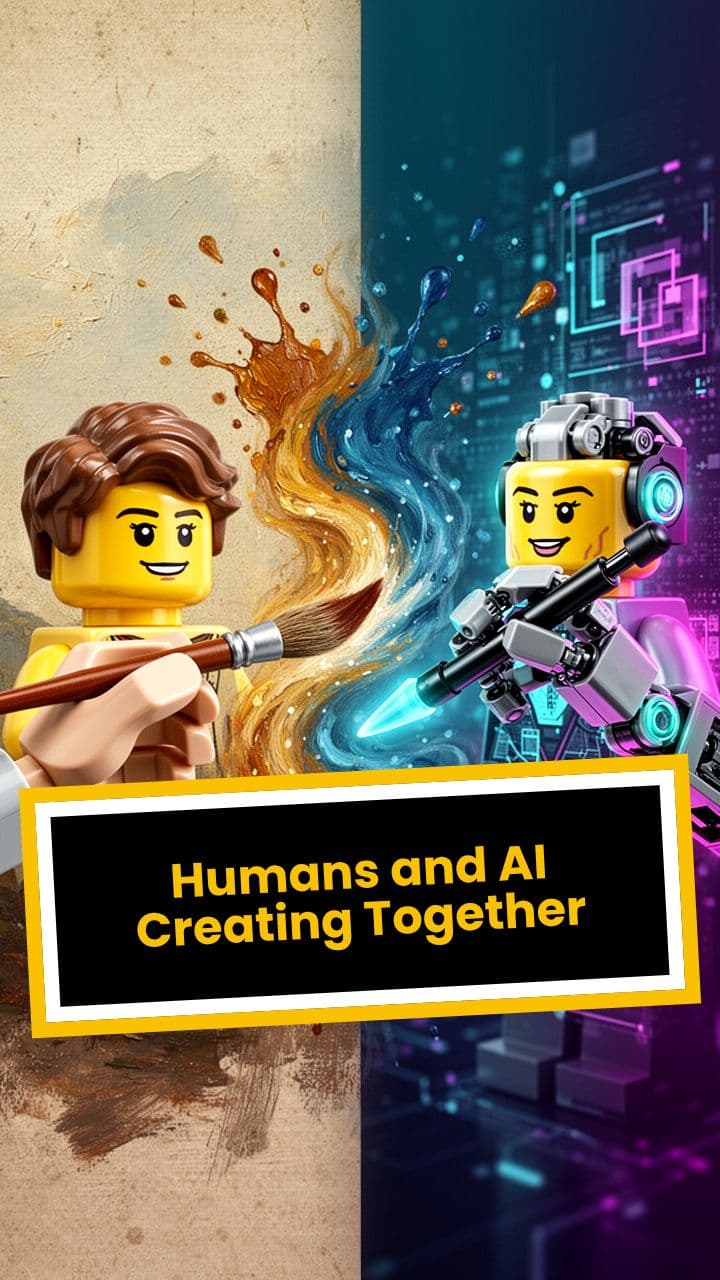Humans and AI Creating Together