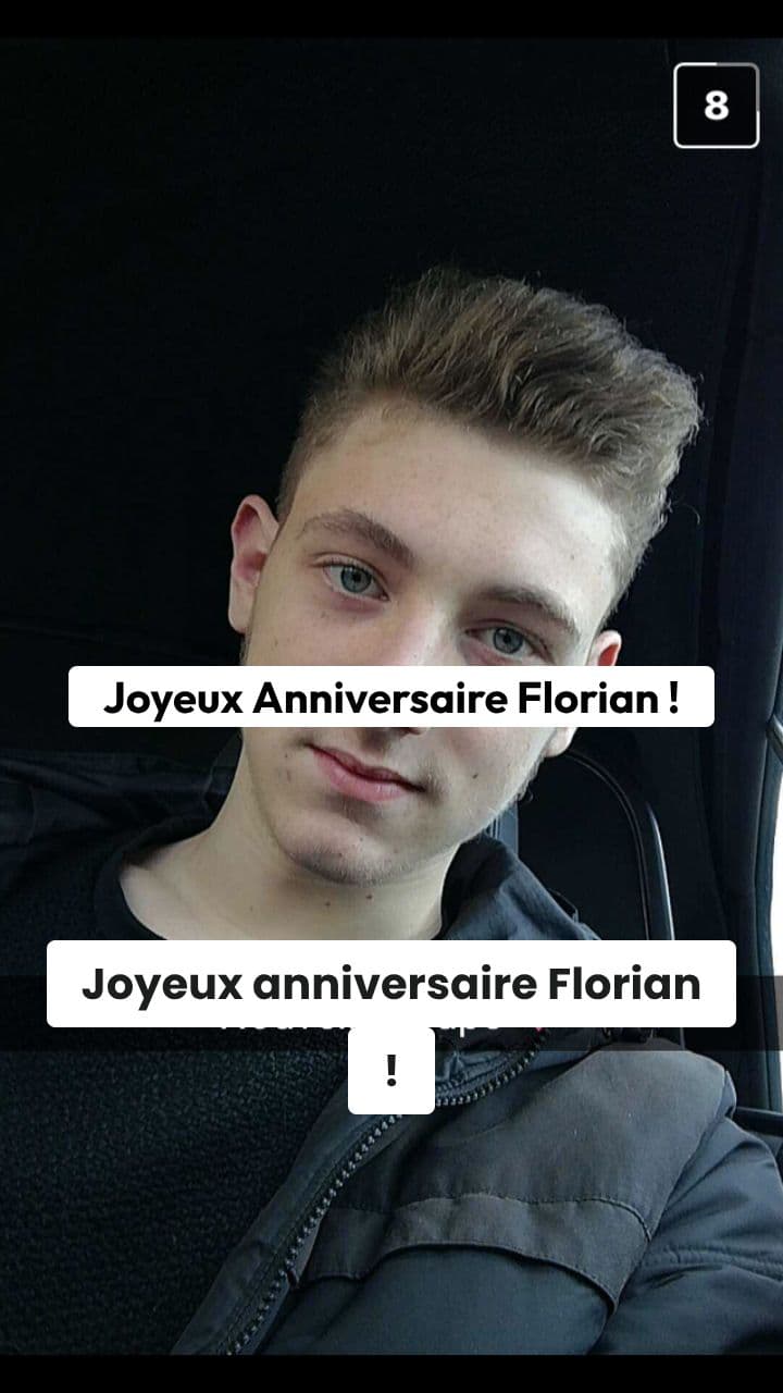 Joyeux Anniversaire Florian