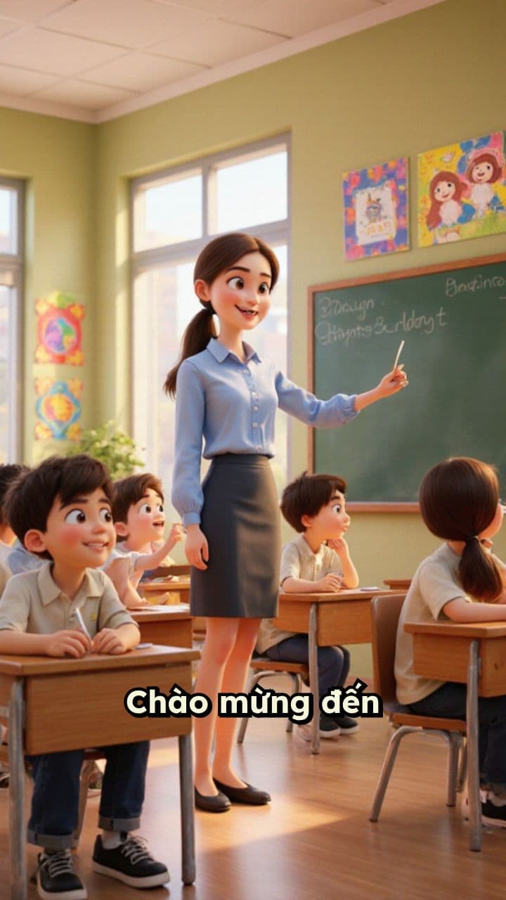 Buổi Học Vui Vẻ Của Cô Lan