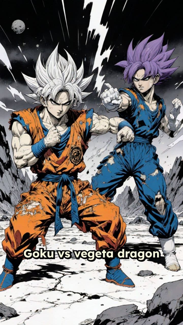 Goku vs Vegeta Showdown