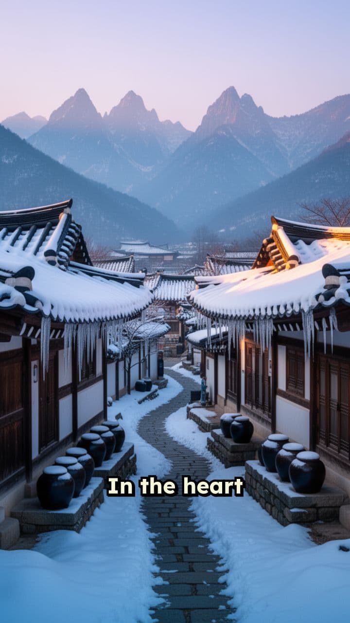 Winter Warmth in a Korean Village