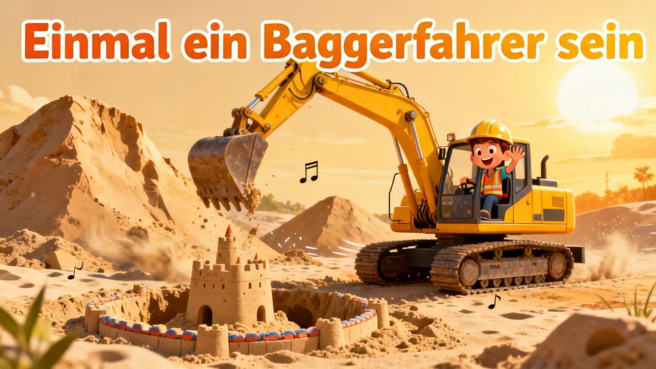 Einmal ein Baggerfahrer sein