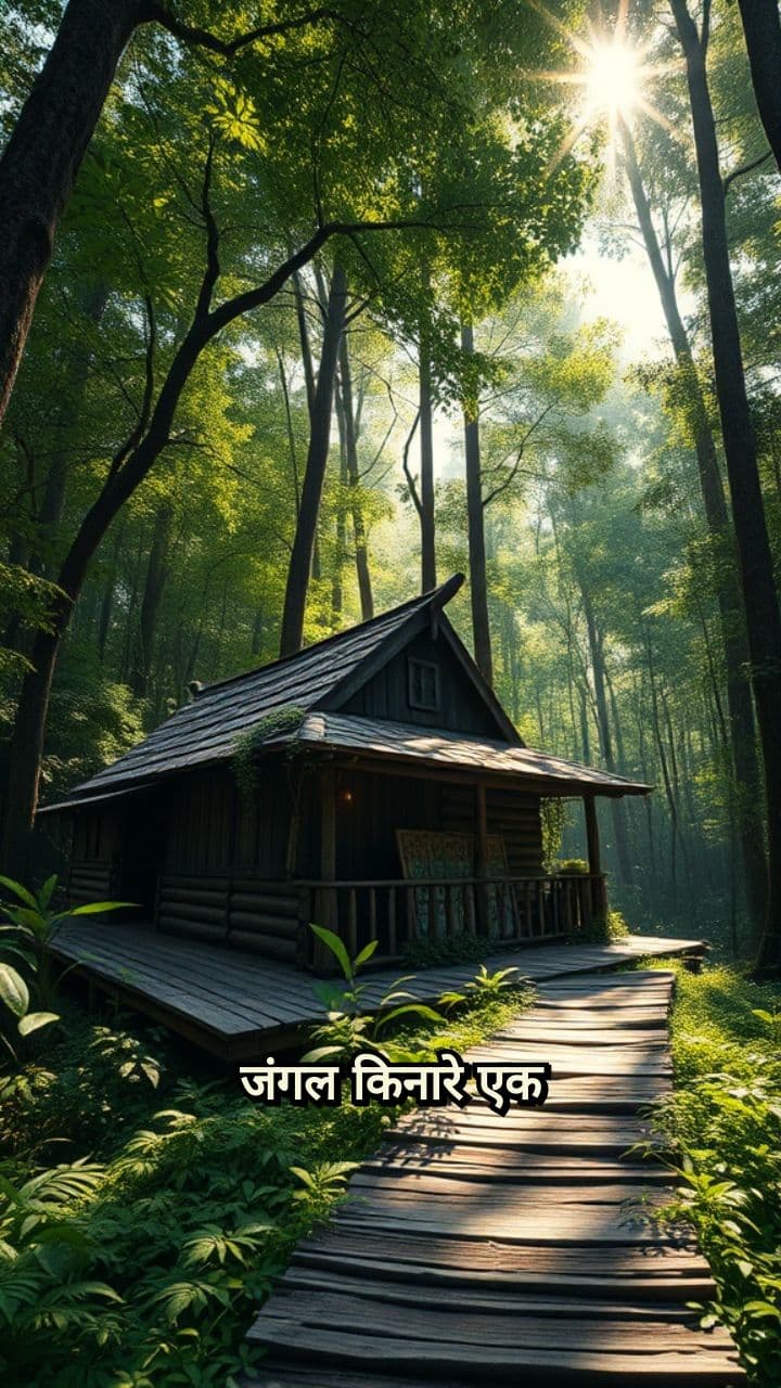 शेर और बूढ़ी दादी का घर