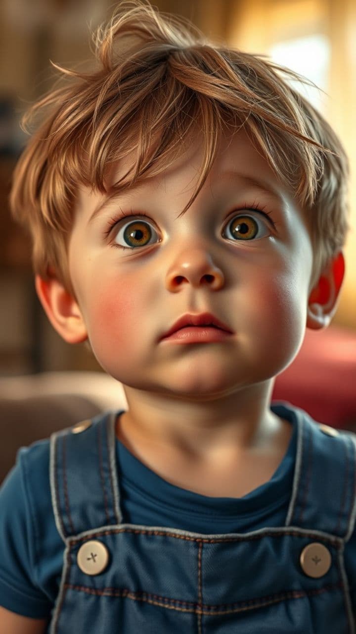 Мишка и котёнок Барсик