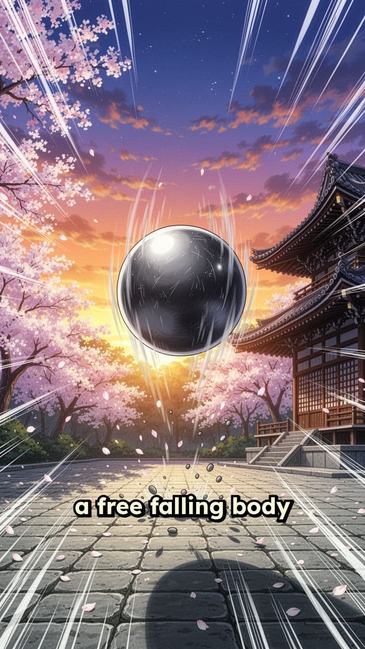 5kg Body Free Fall from 8m