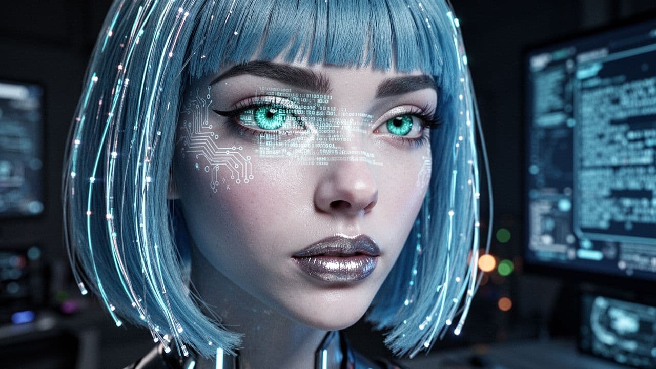 Сайбер-долл: королева айфона