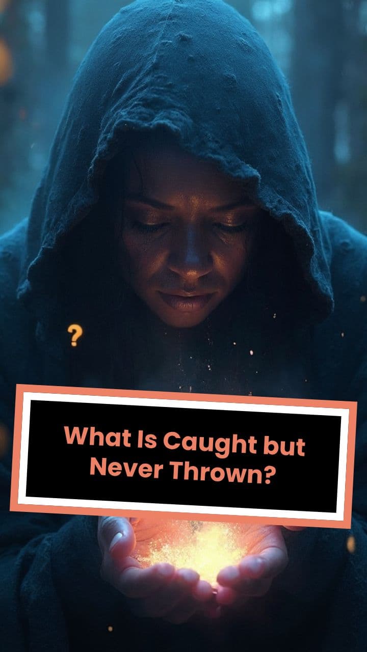 What Is Caught but Never Thrown?