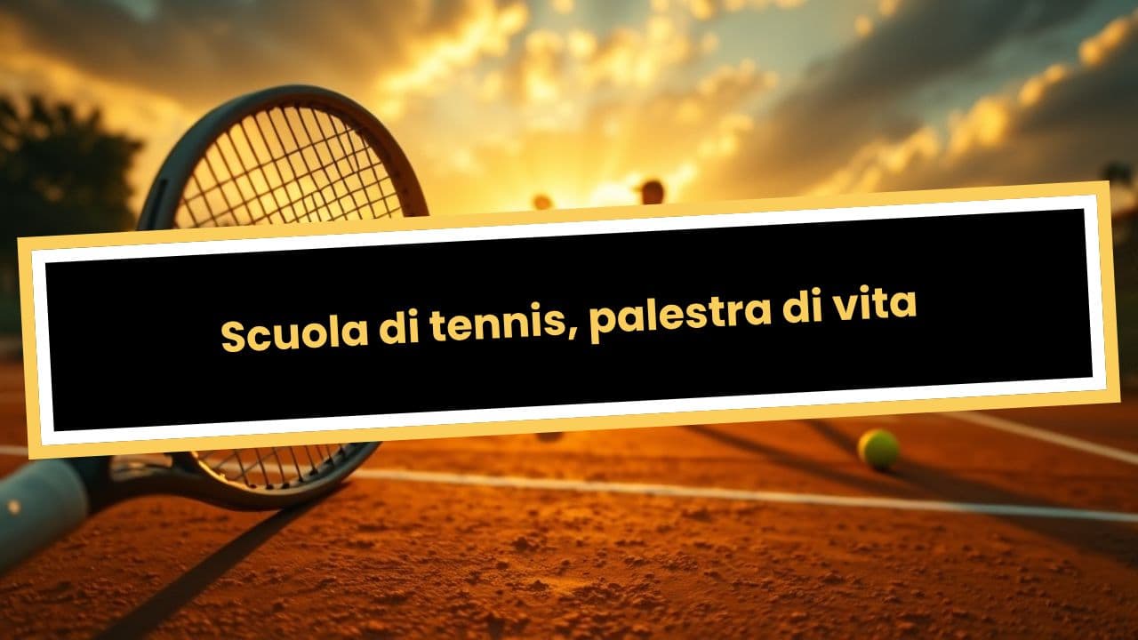 Scuola di tennis, palestra di vita
