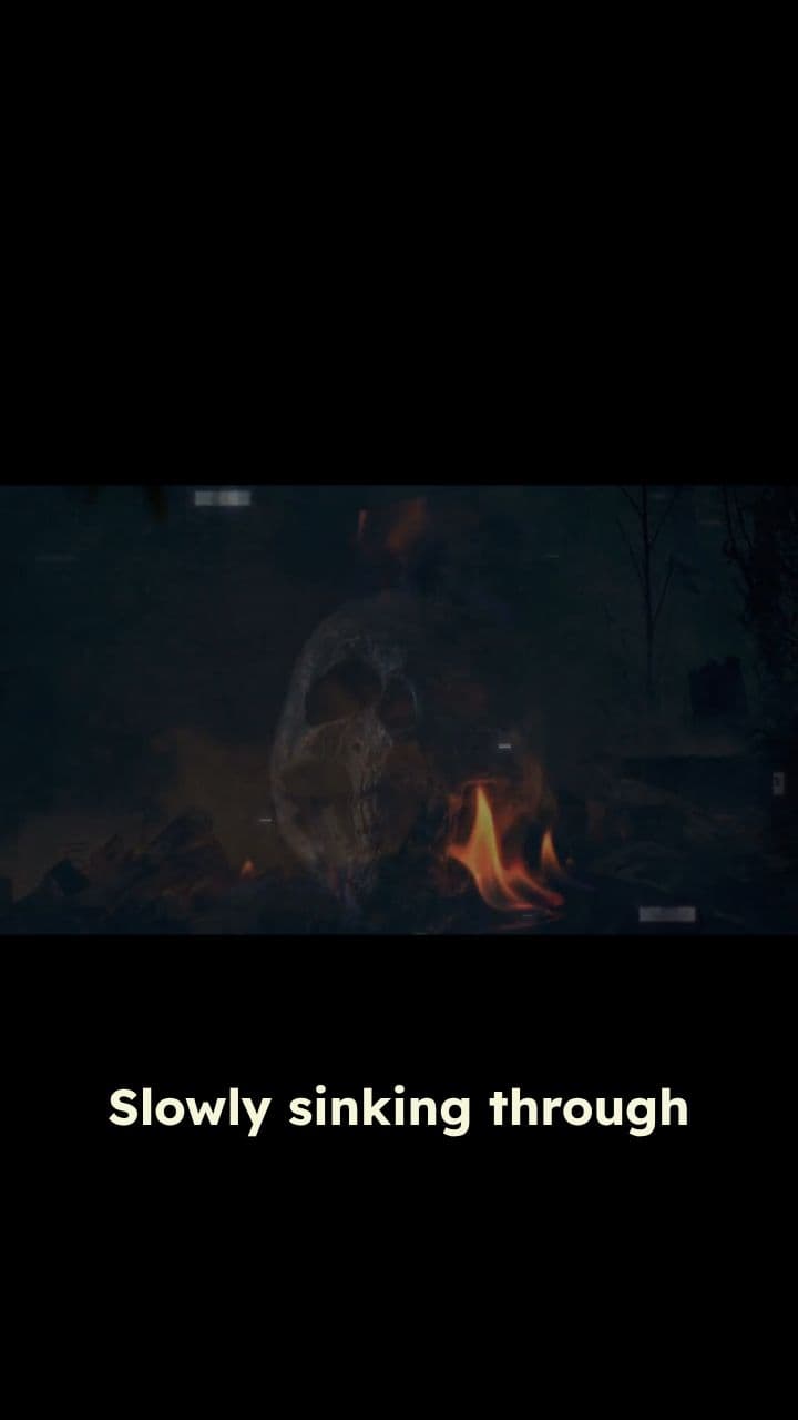 Sinking Through Velvet Gray