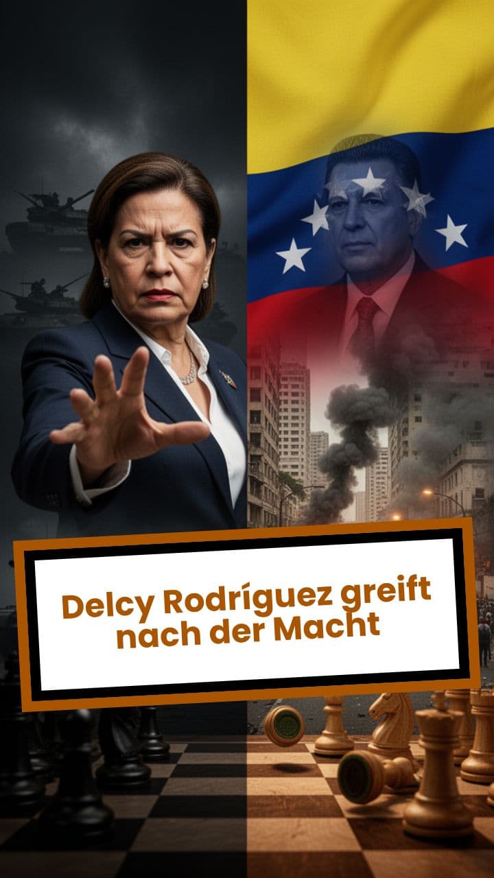 Delcy Rodríguez greift nach der Macht