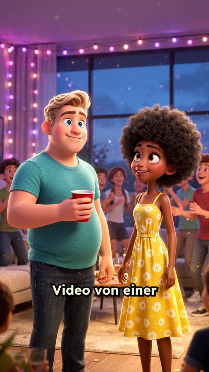 Blickkontakt auf der Jugendparty