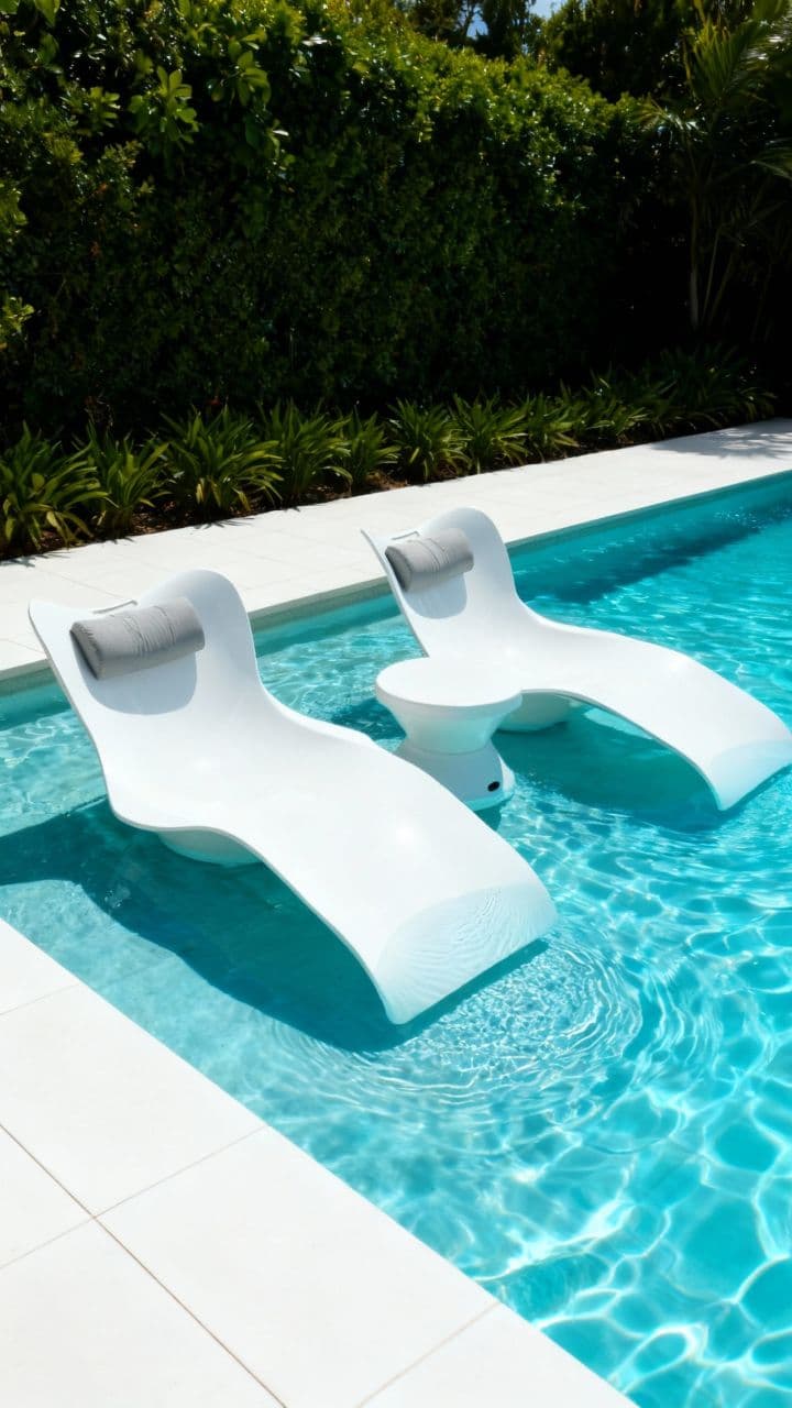 Luxury Poolside Relaxation