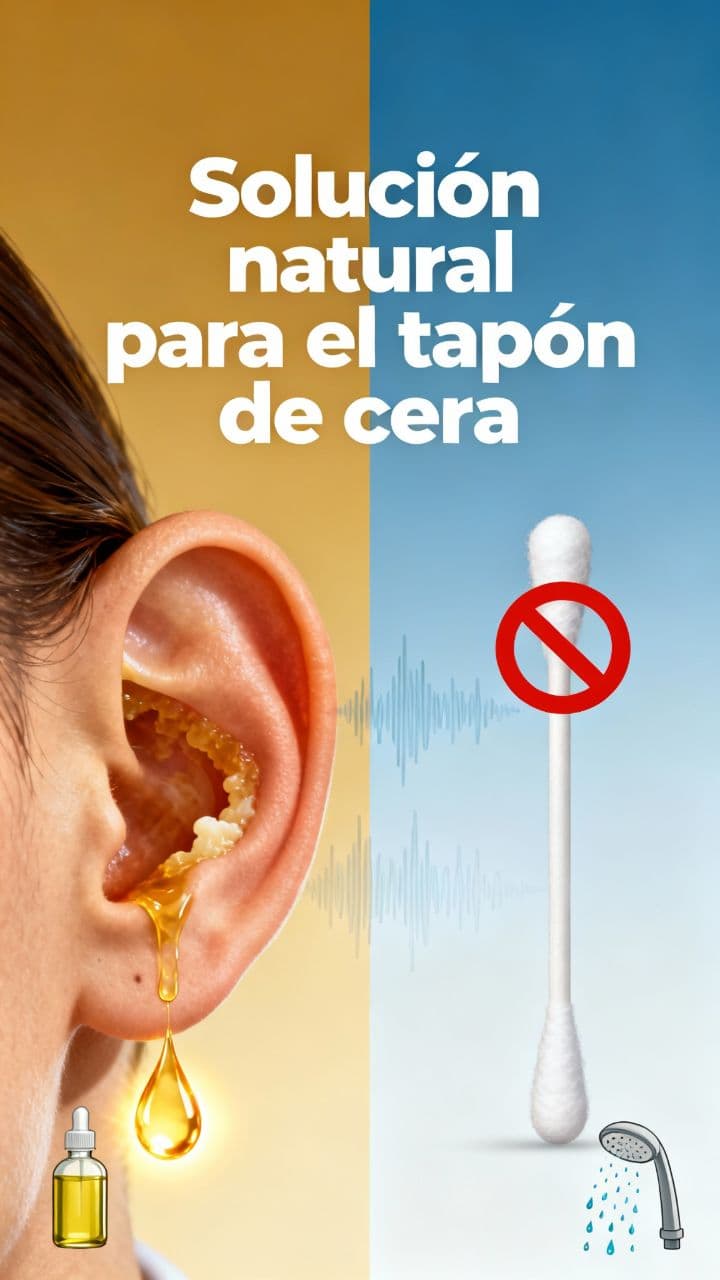 Solución natural para el tapón de cera