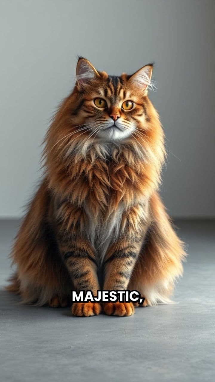 Cyberpunk Maine Coon on Tokyo Rooftop