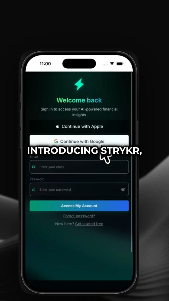 Strykr: Your AI Financial Assistant