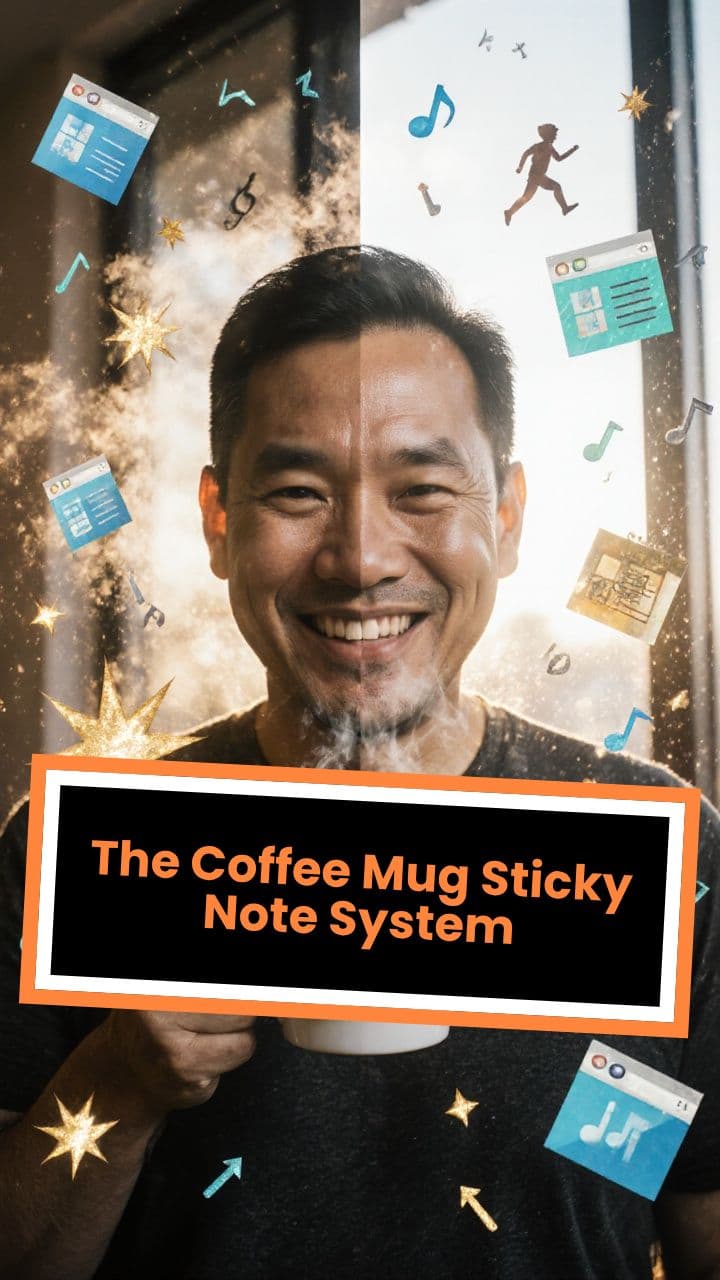 The Coffee Mug Sticky Note System