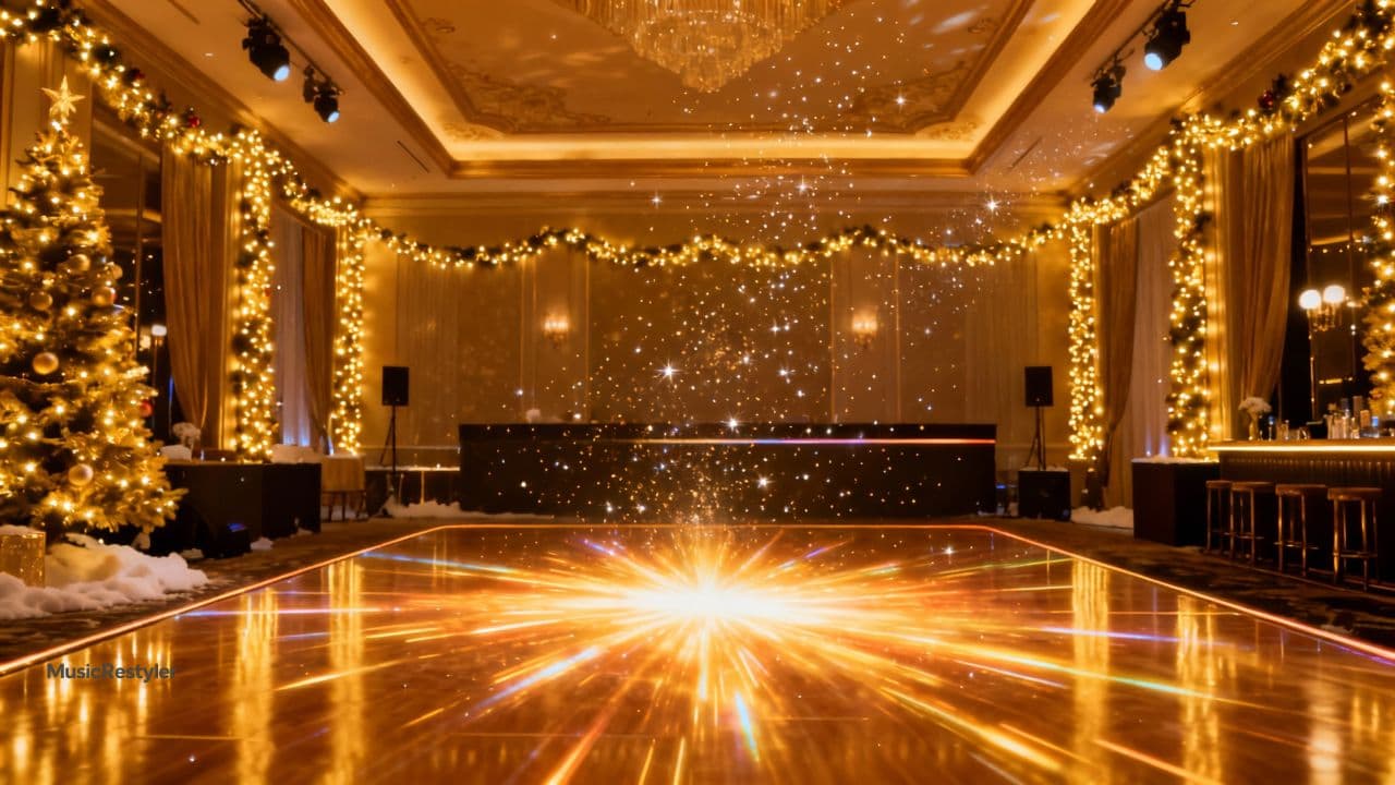 Festive Glamour: Christmas Dance Celebration