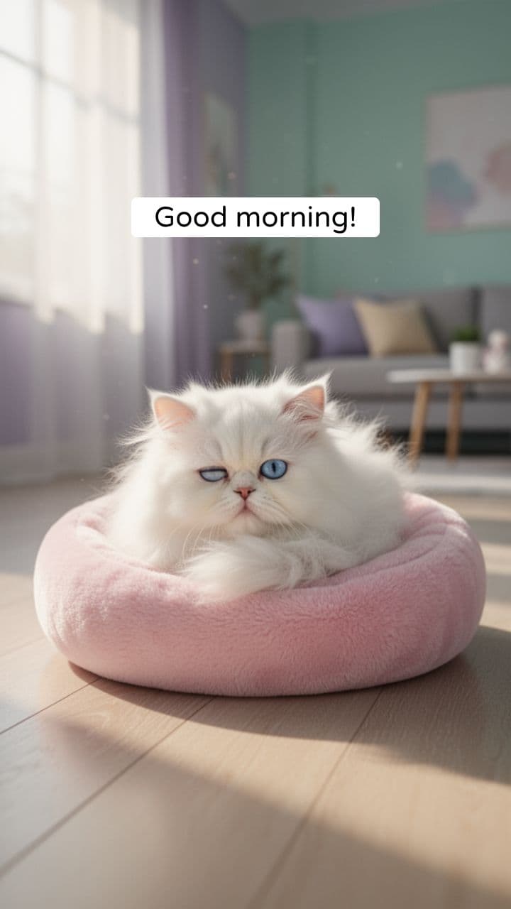 Kitten Morning Routine