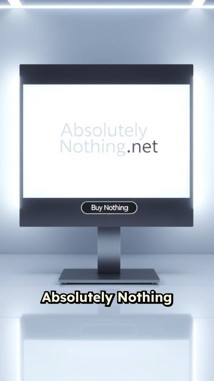 The Value of Nothing