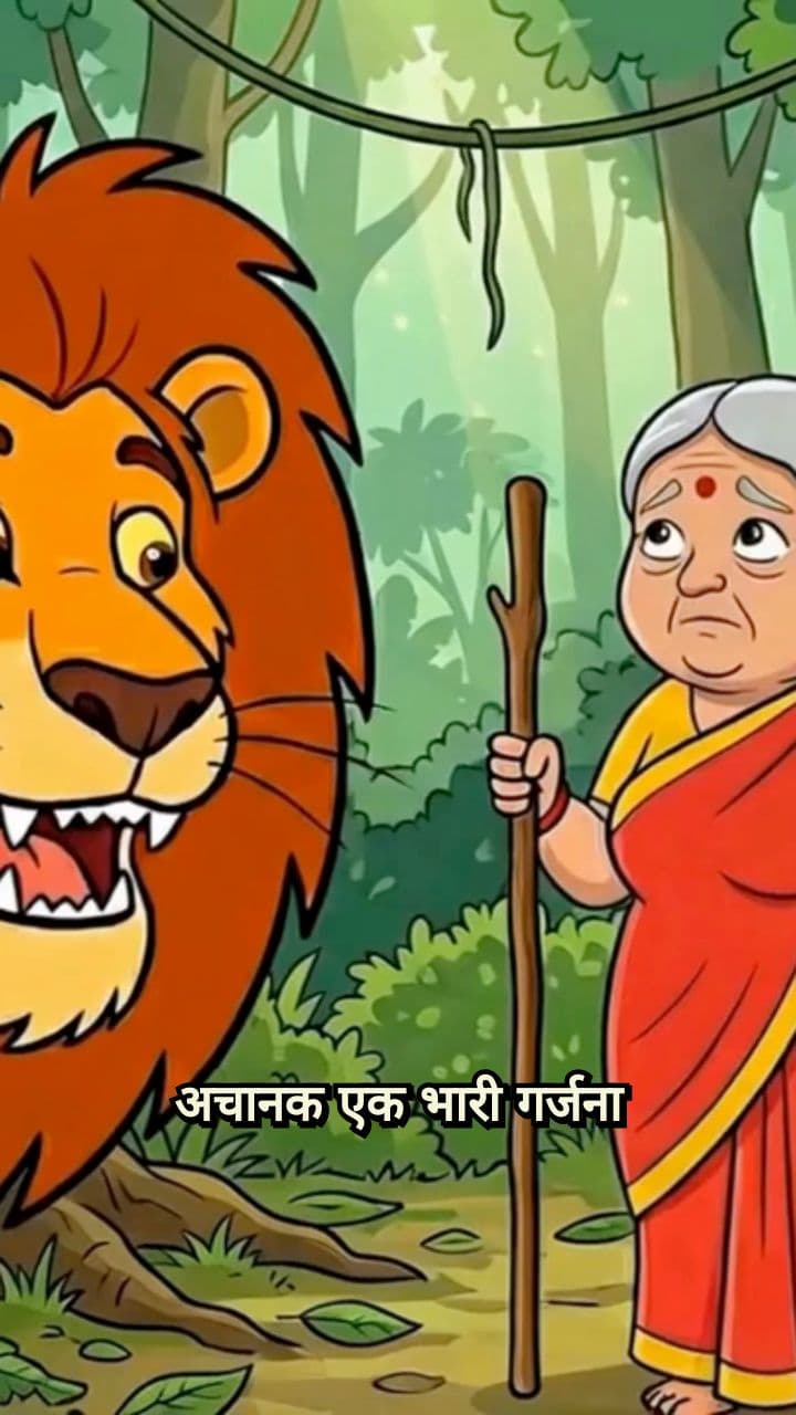 जब चालाक अम्मा ने शेर को बनाया उल्लू!