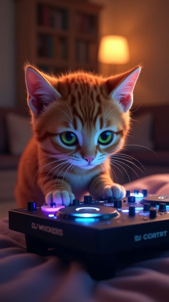 DJ Whiskers: The Ultimate Cat Mixer