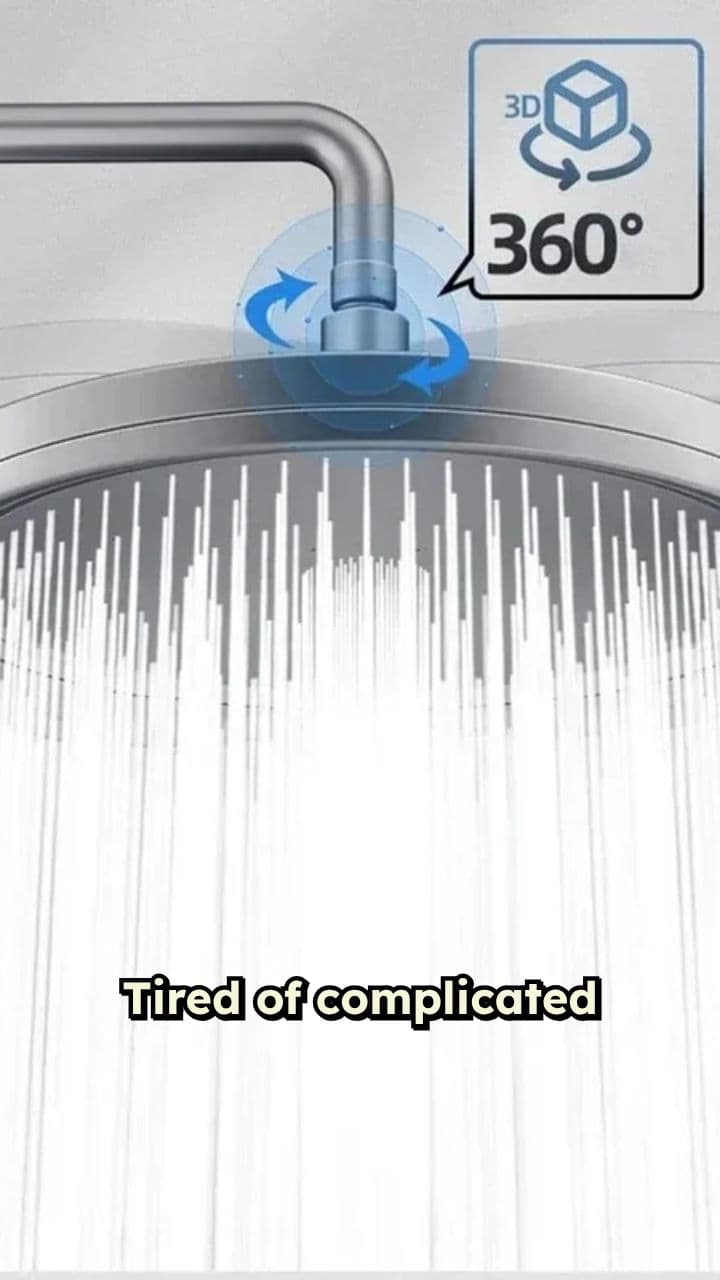 Instant Spa-Like Rainfall Shower Upgrade