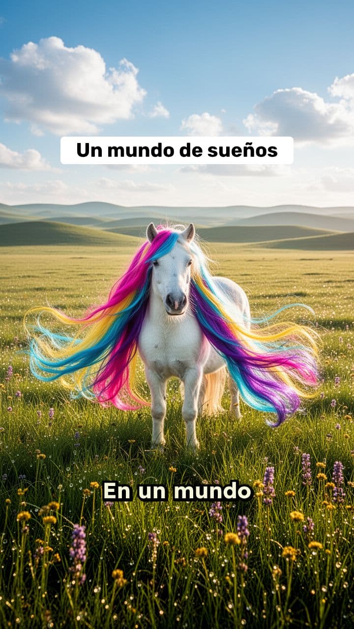 La Aventura del Gato y el Poni Arcoíris