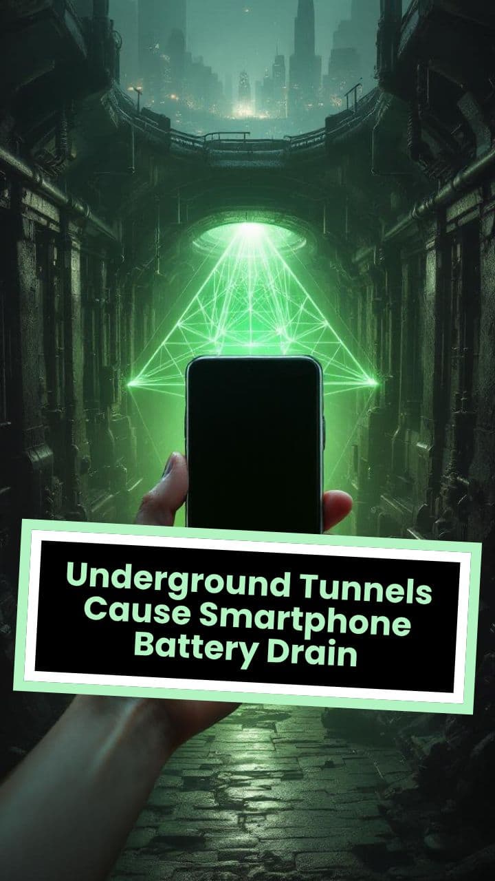 Underground Tunnels Cause Smartphone Battery Drain