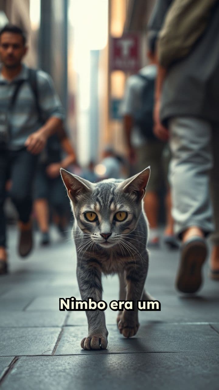 A história de Nimbo, o gato que ninguém via
