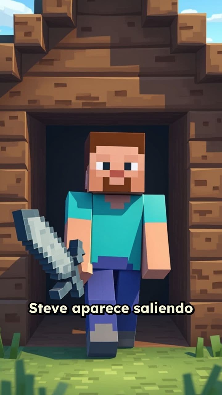 Steve y el Creeper desafiante