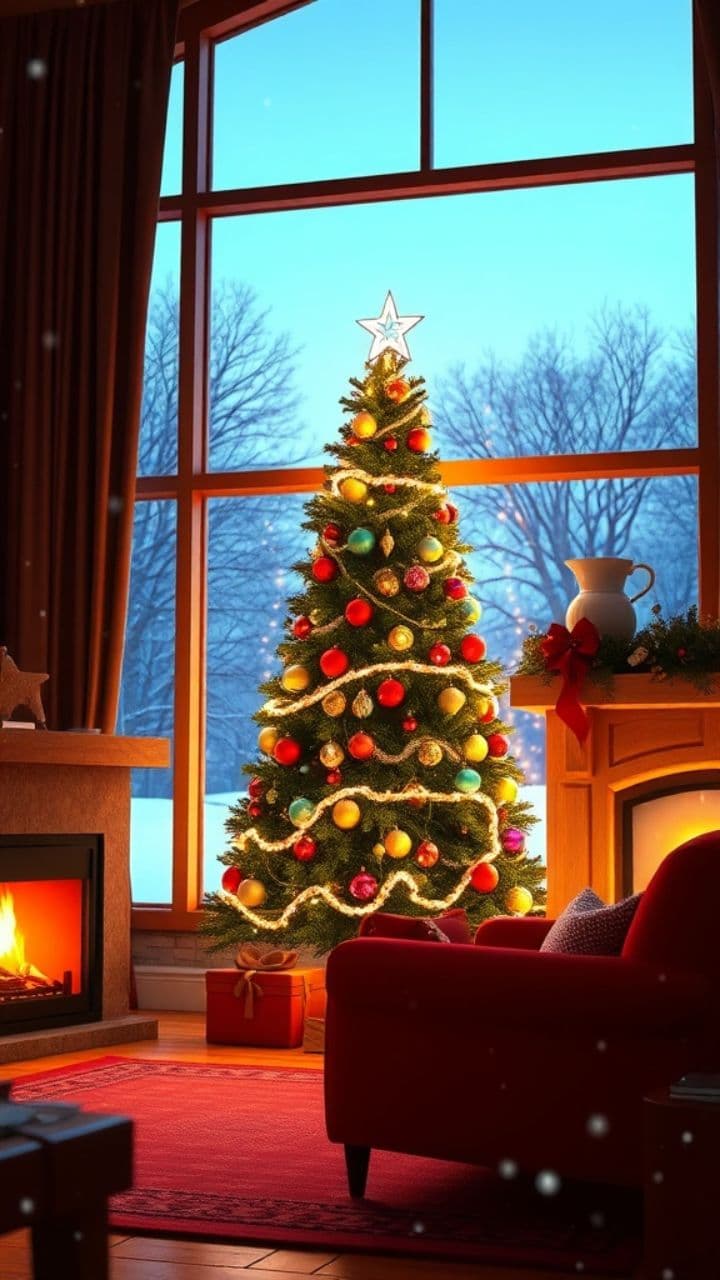 Brillando en la Navidad